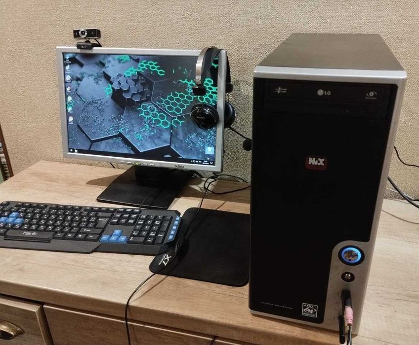 Игровой ПК Intel Core i5 16Гб DDR4, SSD+HDD, Видеокарта 4Гб Компьютер