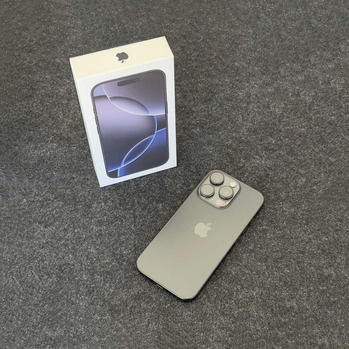 Apple iPhone 16 Pro 128GB Black – Czarny tytan – JAK NOWY