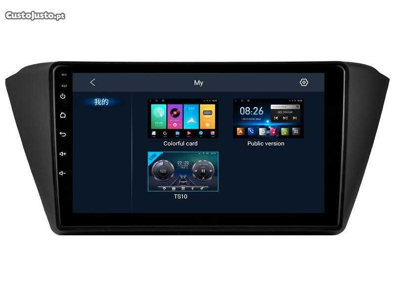 Auto-rádio 9 Polegadas Android 14 Skoda Fabia 2015 a 2019