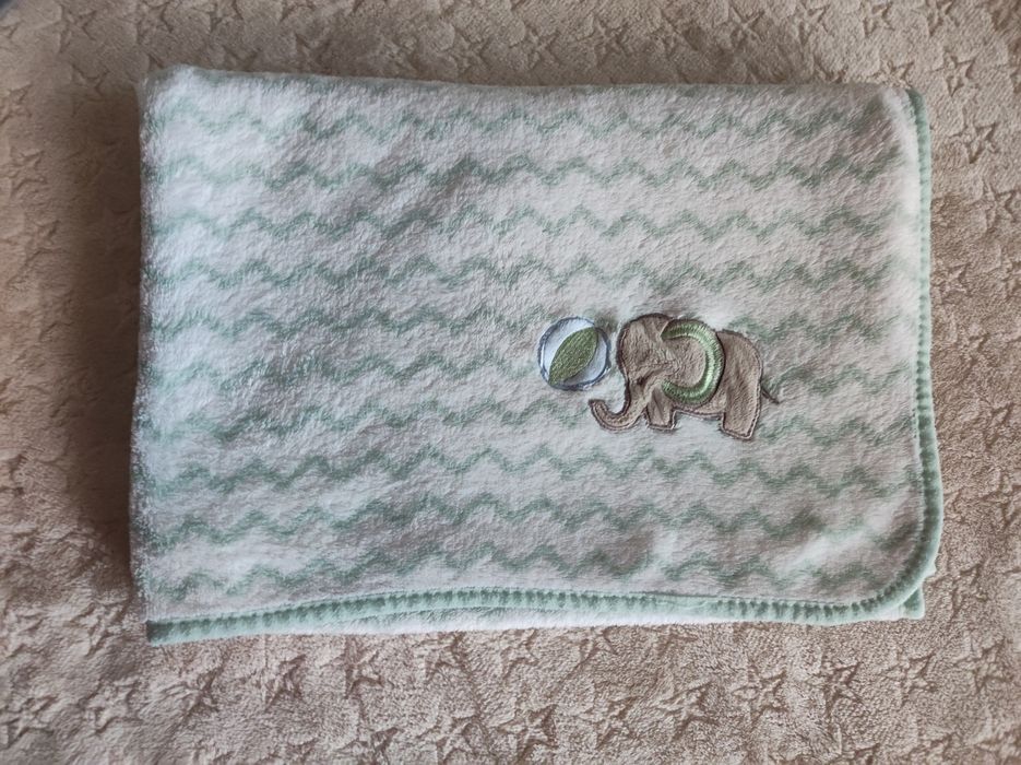 Kocyk niemowlęcy ze słoniem