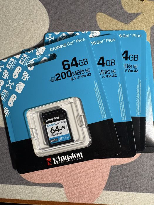 Карта памяті Kingston 64gb