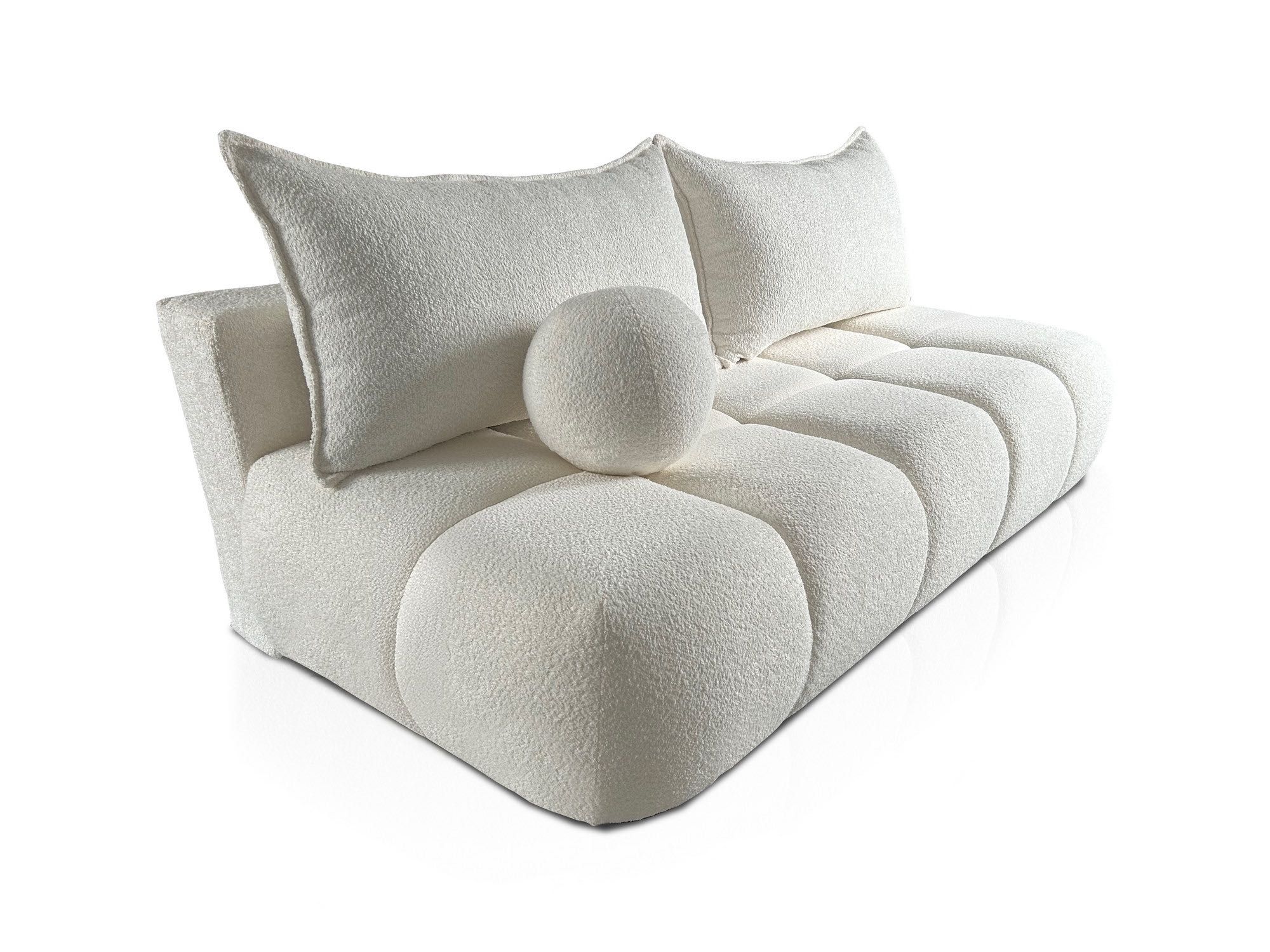 Kanapa sofa VIOLE BOUCLE rozkładana z funkcją spania + pojemnik