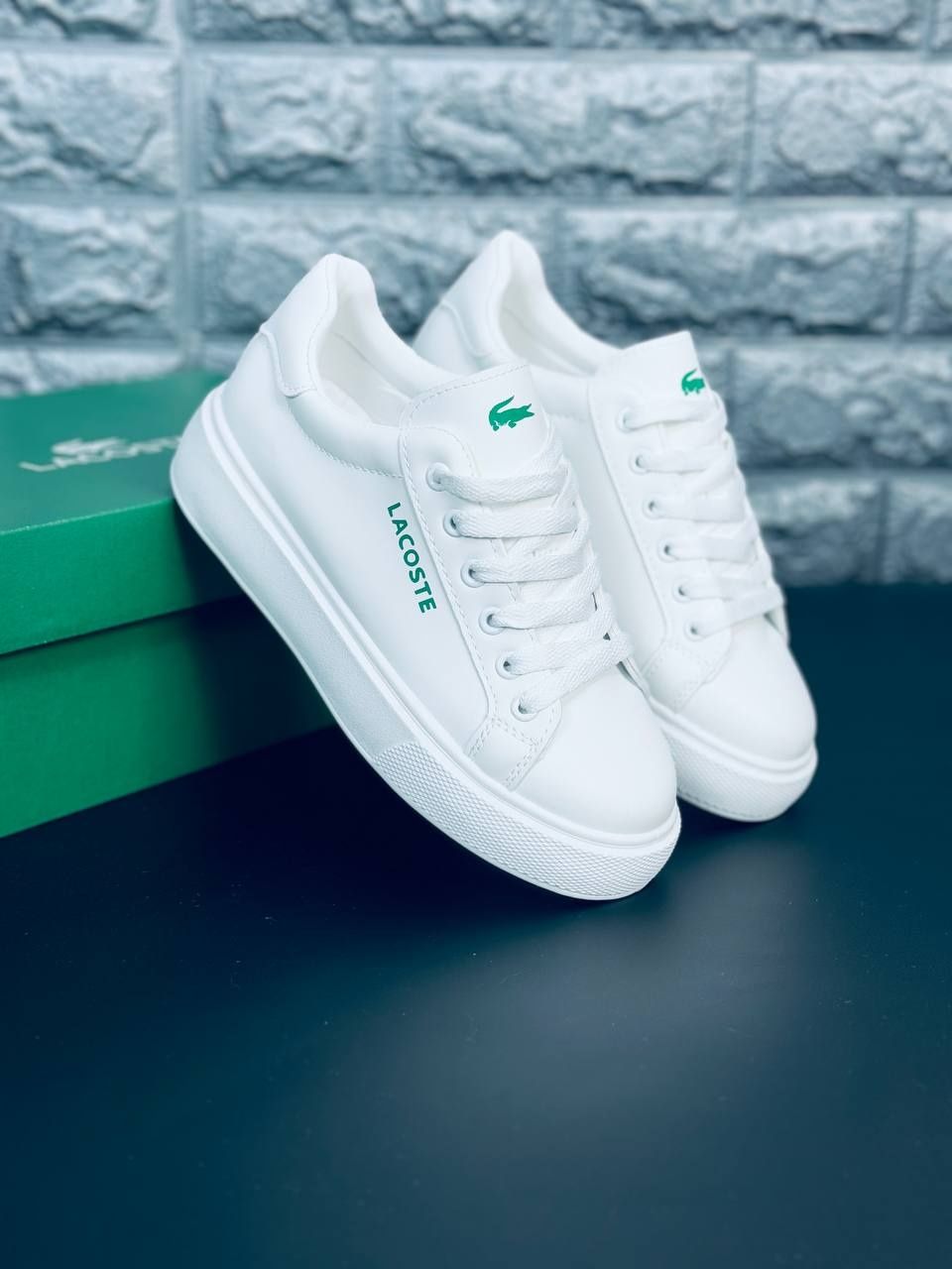 Женские кроссовки лакоста белые кроссовки Lacoste