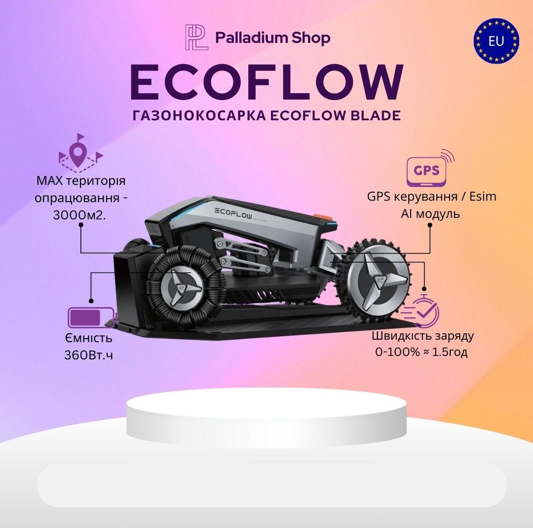 Газонокосарка Ecoflow Blade