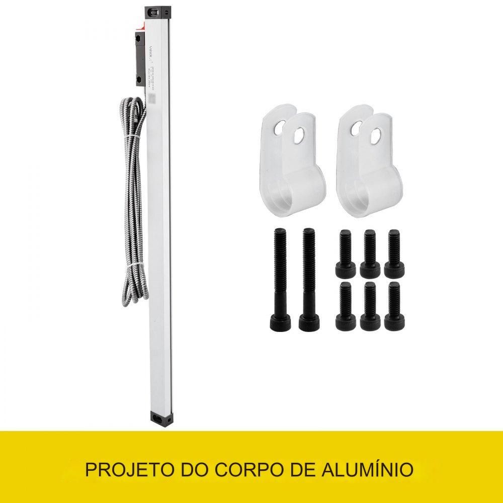 Escala Linear de 500mm para Máquinas de Torneamento