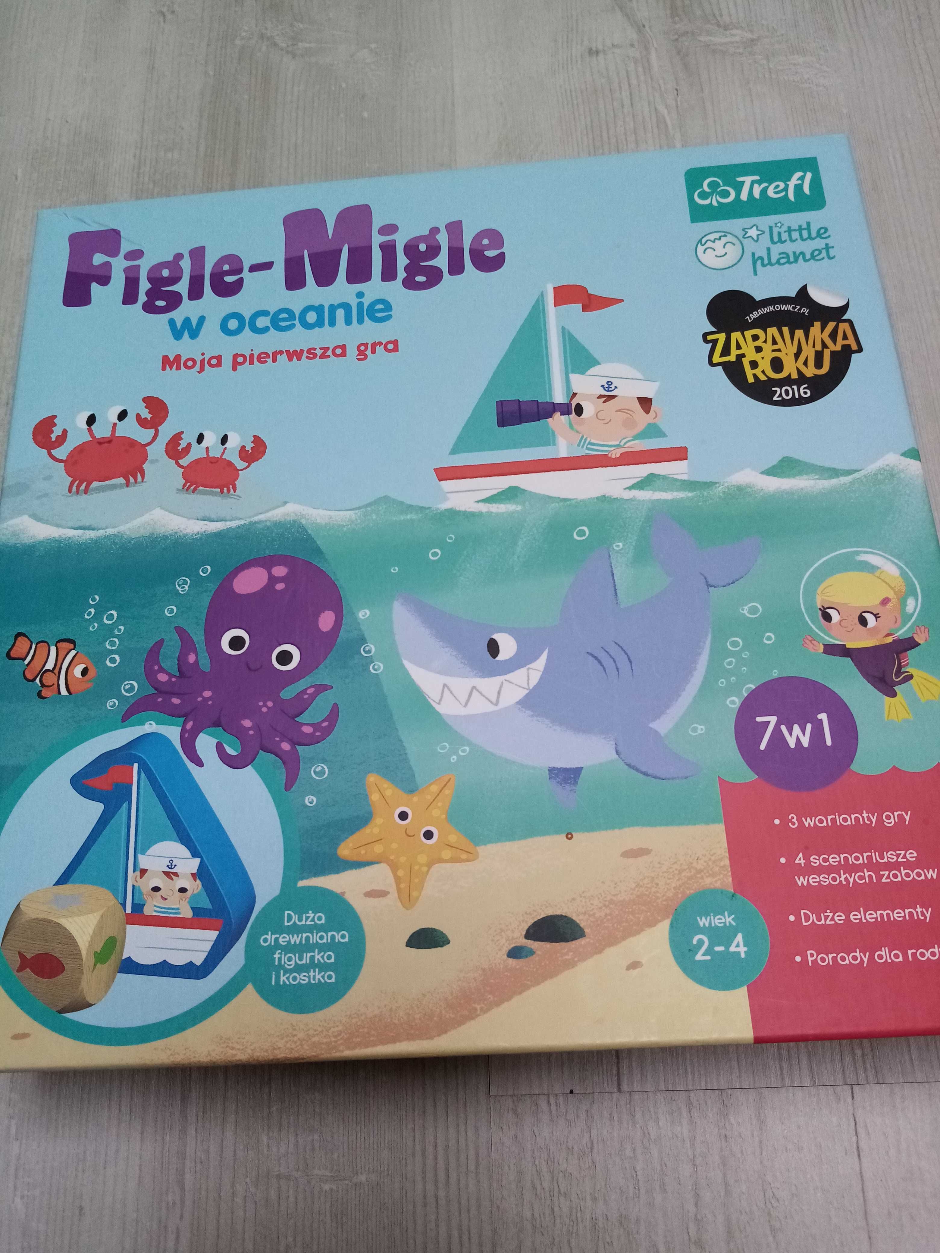 Gra Figle migle w oceanie