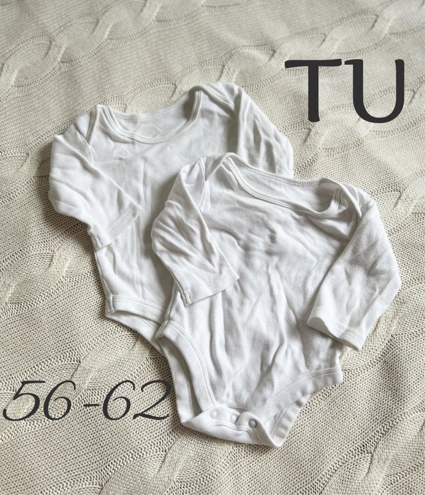 TU 56-62 biale body bawelna unisex