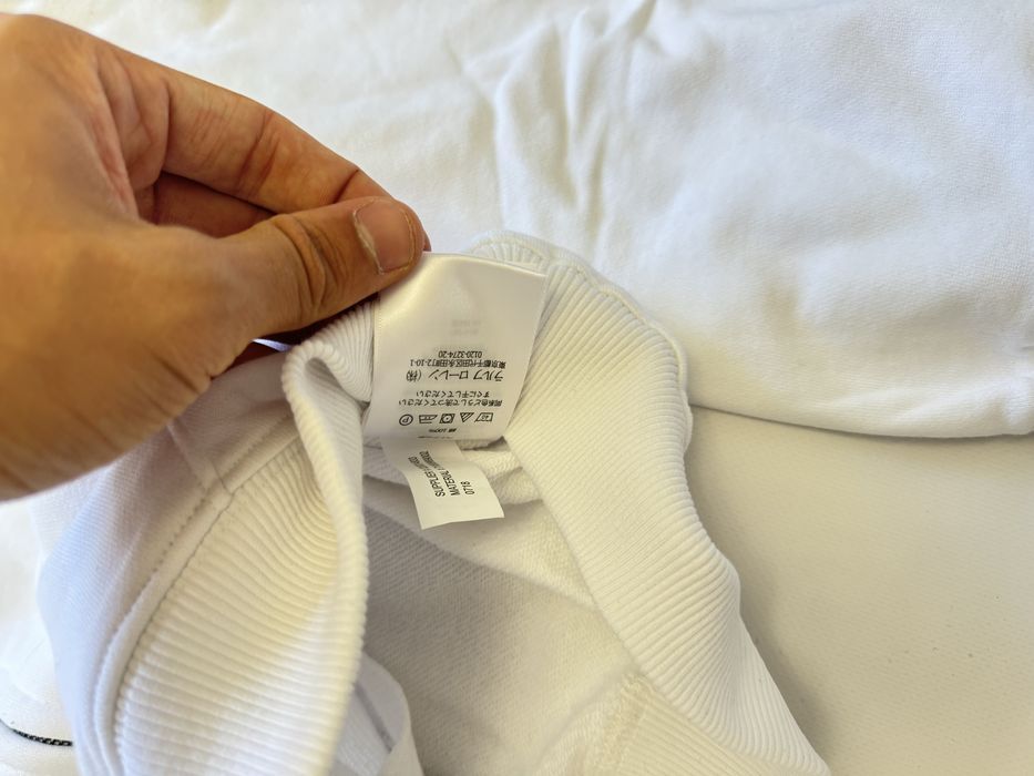 зип худи Polo white zip up M L white