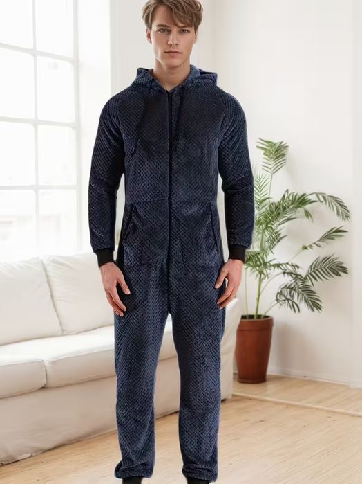 Комбинезон мужской, Теплый, Домашний