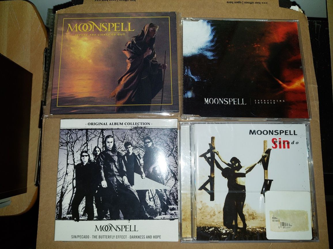 Moonspell,  black , death metal cds