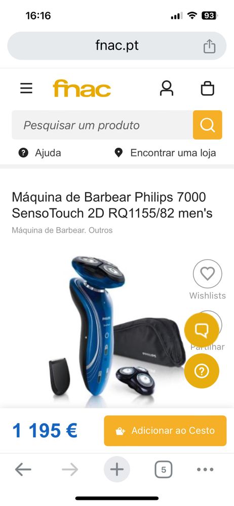 Maquina barbear Philips