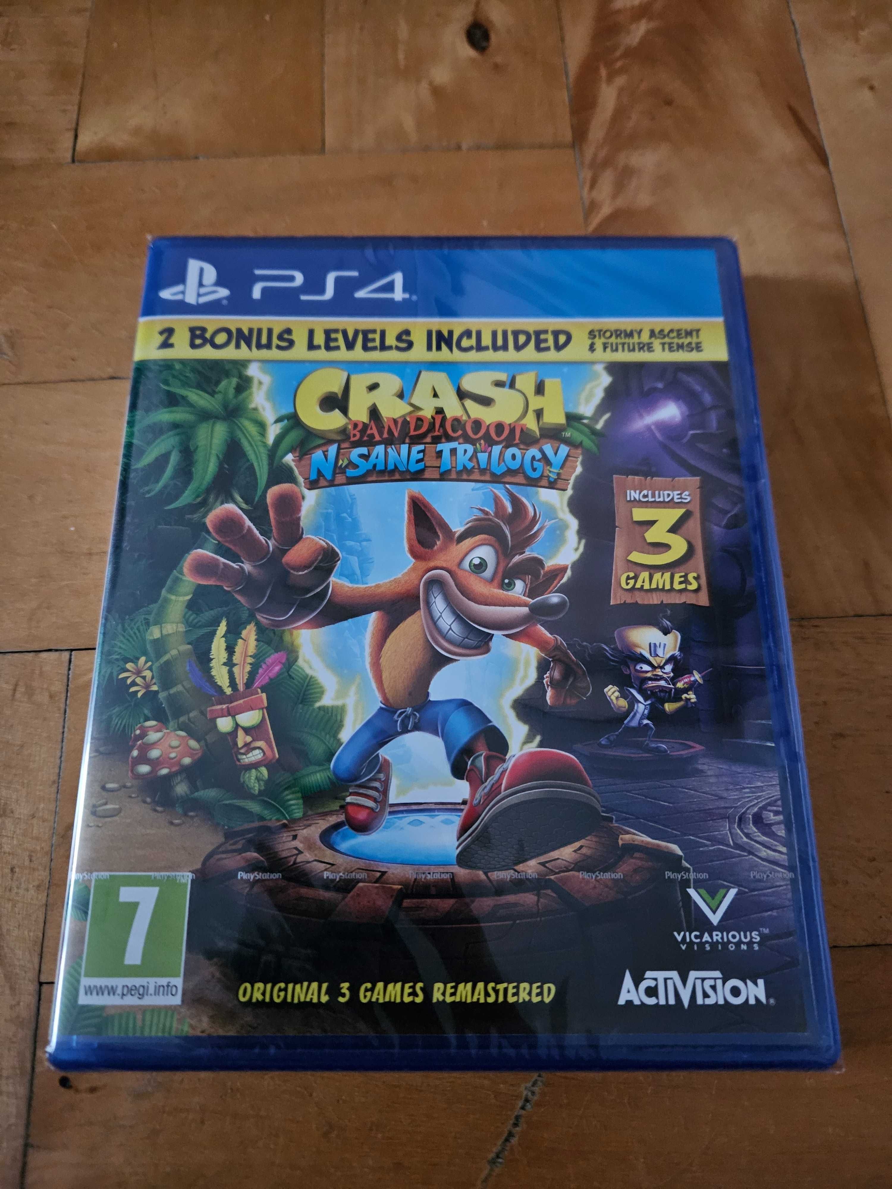 NOWA CRASH Bandicoot N SANE Trilogy we folii na PS4 PL