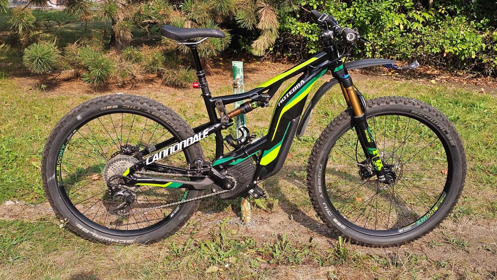 ## SUPER rower elektryczny Cannondale Moterra Fox kashima rozmiar S ##