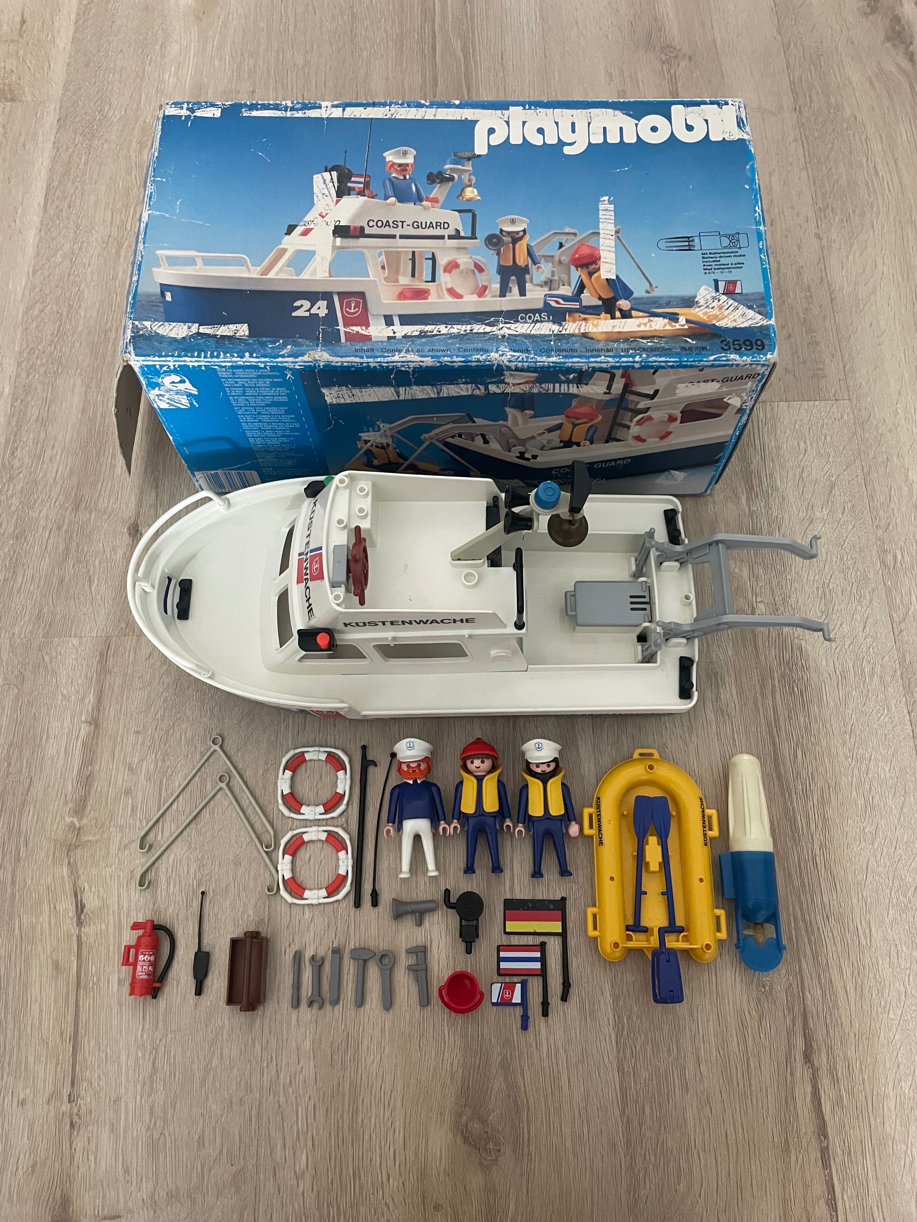 Playmobil 3599 guarda costeira barco