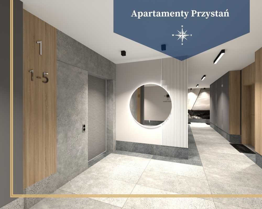 Mazury | Widok na jezioro | Nowe | 2-pok. mieszkanie 36,82 m² z taras