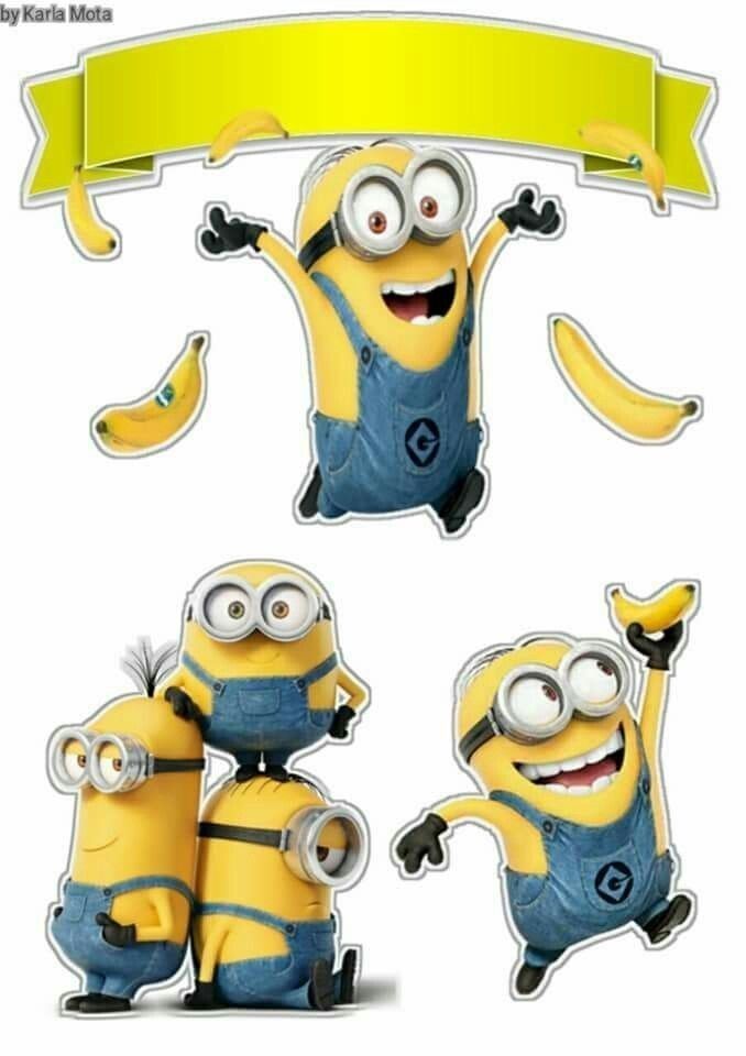 Wydruk cukrowy A4 Włoski papier Minionki