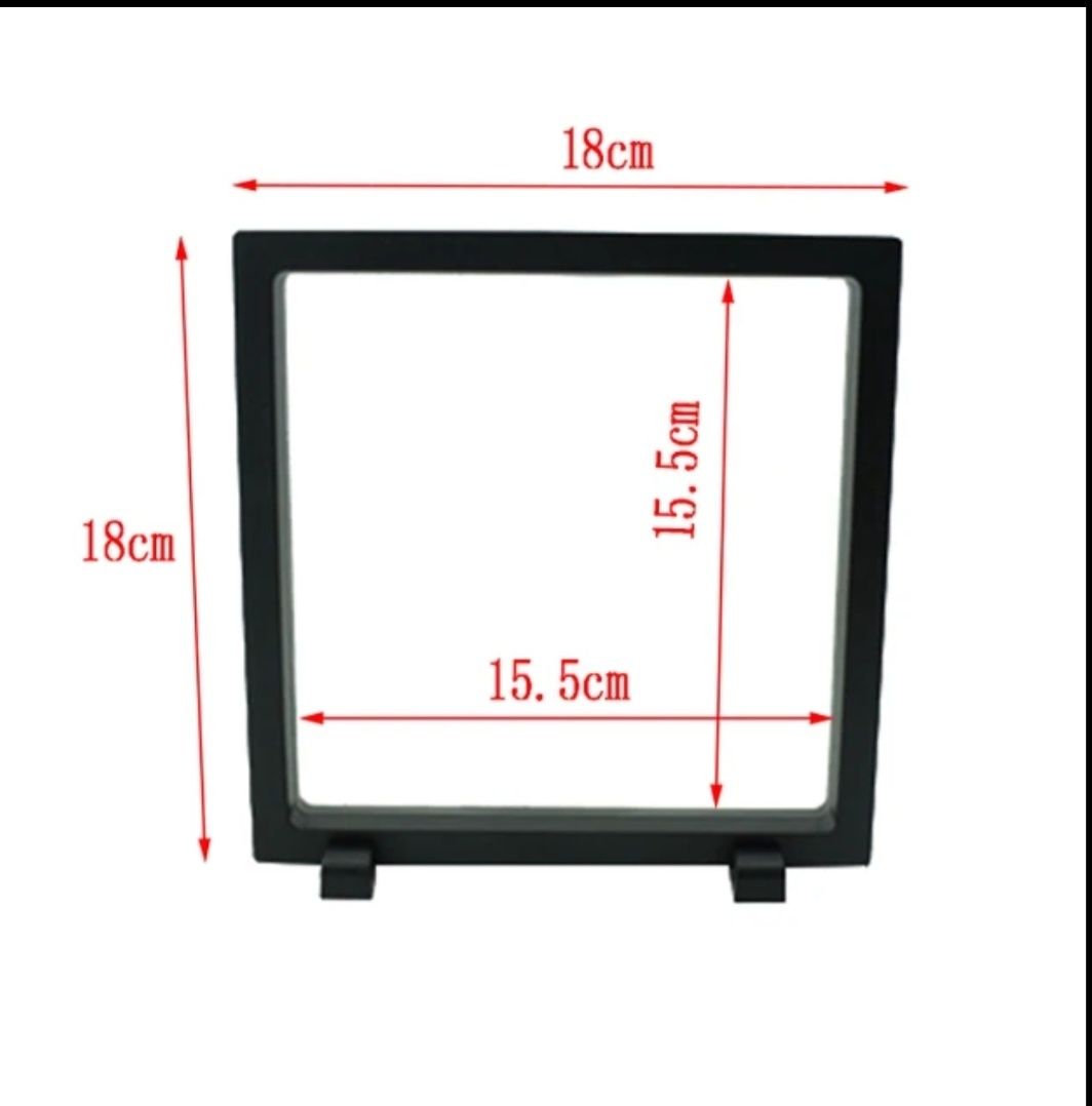 3 Д прозорі рамки (плівка) 180 на 180 мм