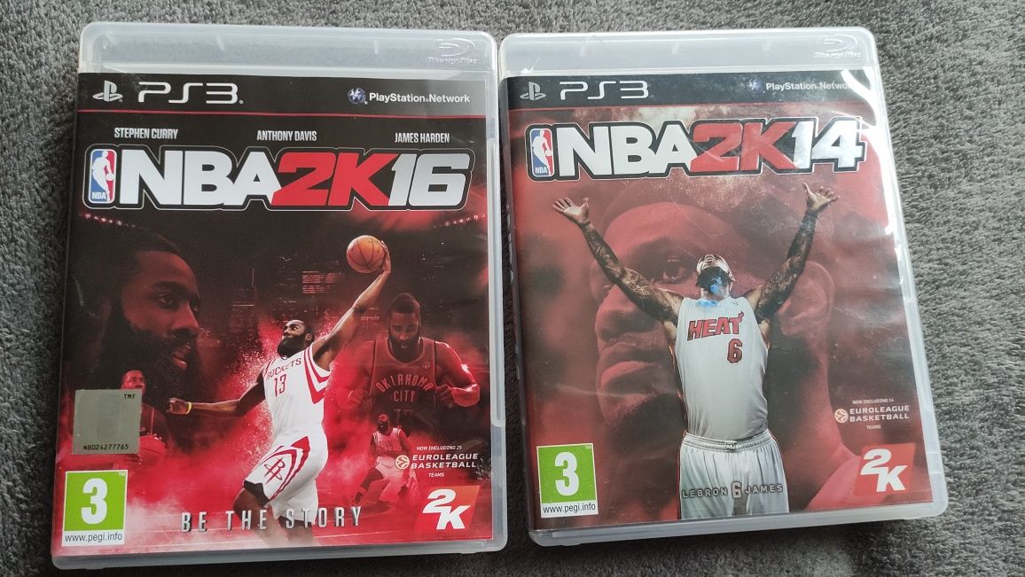 PS3 dwie gry Nba2k16