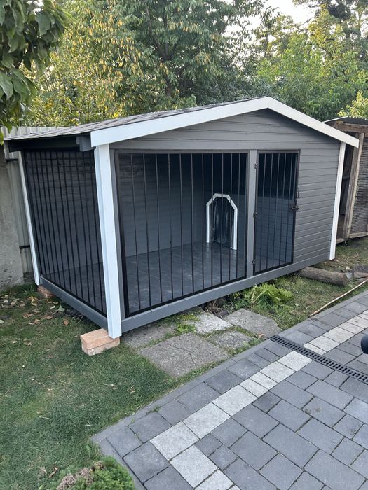 Величезний вольєр для собаки і котиків буда утеплена будка