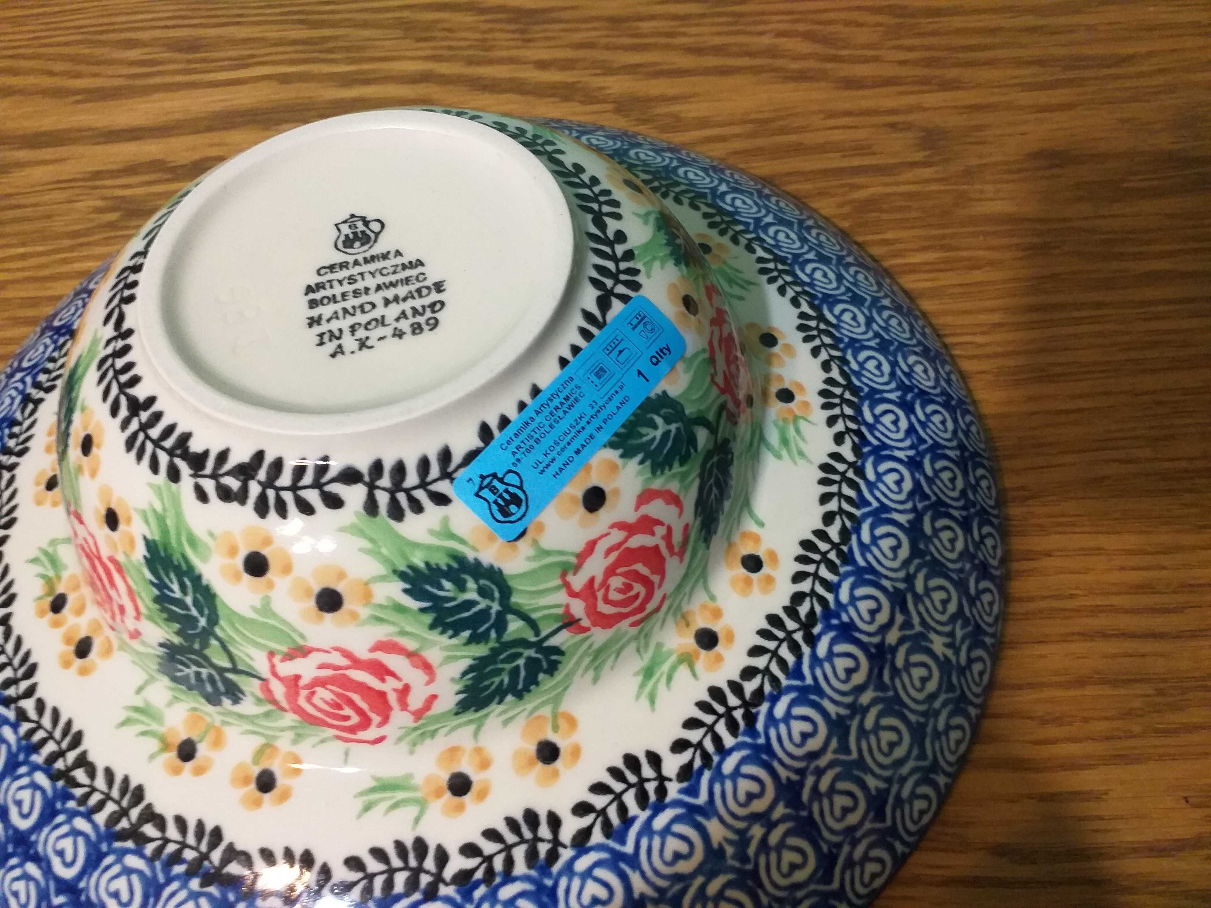 Talerz do spaghetti 25cm GAT1 Ceramika Artystyczna Boleslawiec