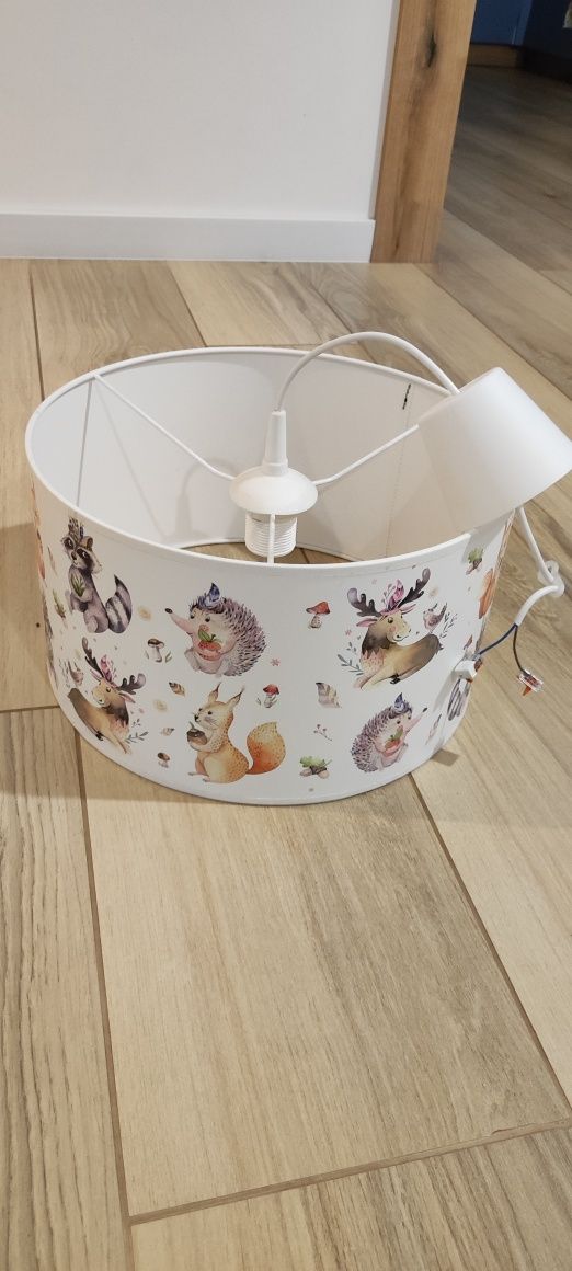 Lampa wisząca 1 x E27 zwierzątka leśne