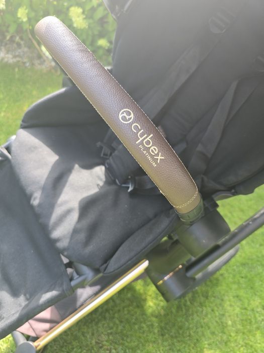 Cybex e-Priam Black Rosegold gondola + spacerówka