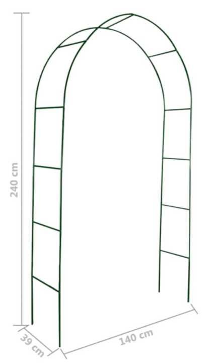 Arco de Jardim 2 Peças para Trepadeiras - preço inclui portes envio
