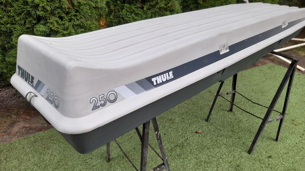 Box bagażnik dachowy Thule 250 bardzo mocny prawo lewo jeep bus kamper