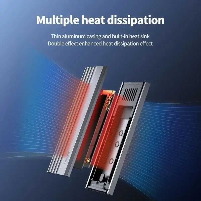 Lexar E300 NVMe 10Gbps M2 SSD карман Type-C противоударный корпус