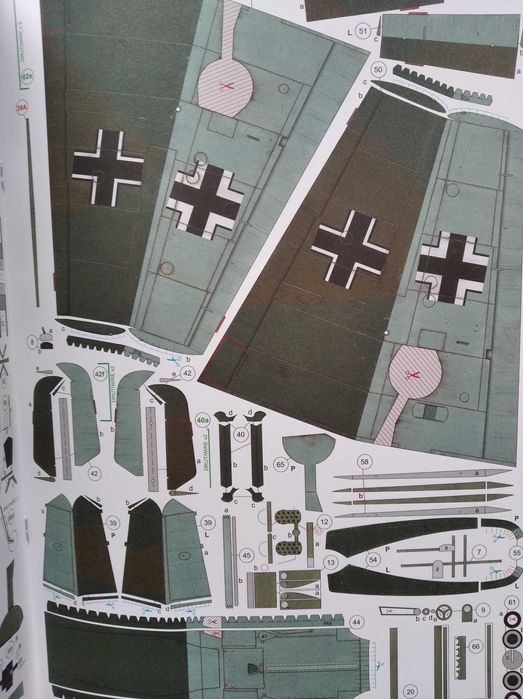 Model kartonowy mysliwiec Messerschmitt Bf-109D, MPModel, 1:33