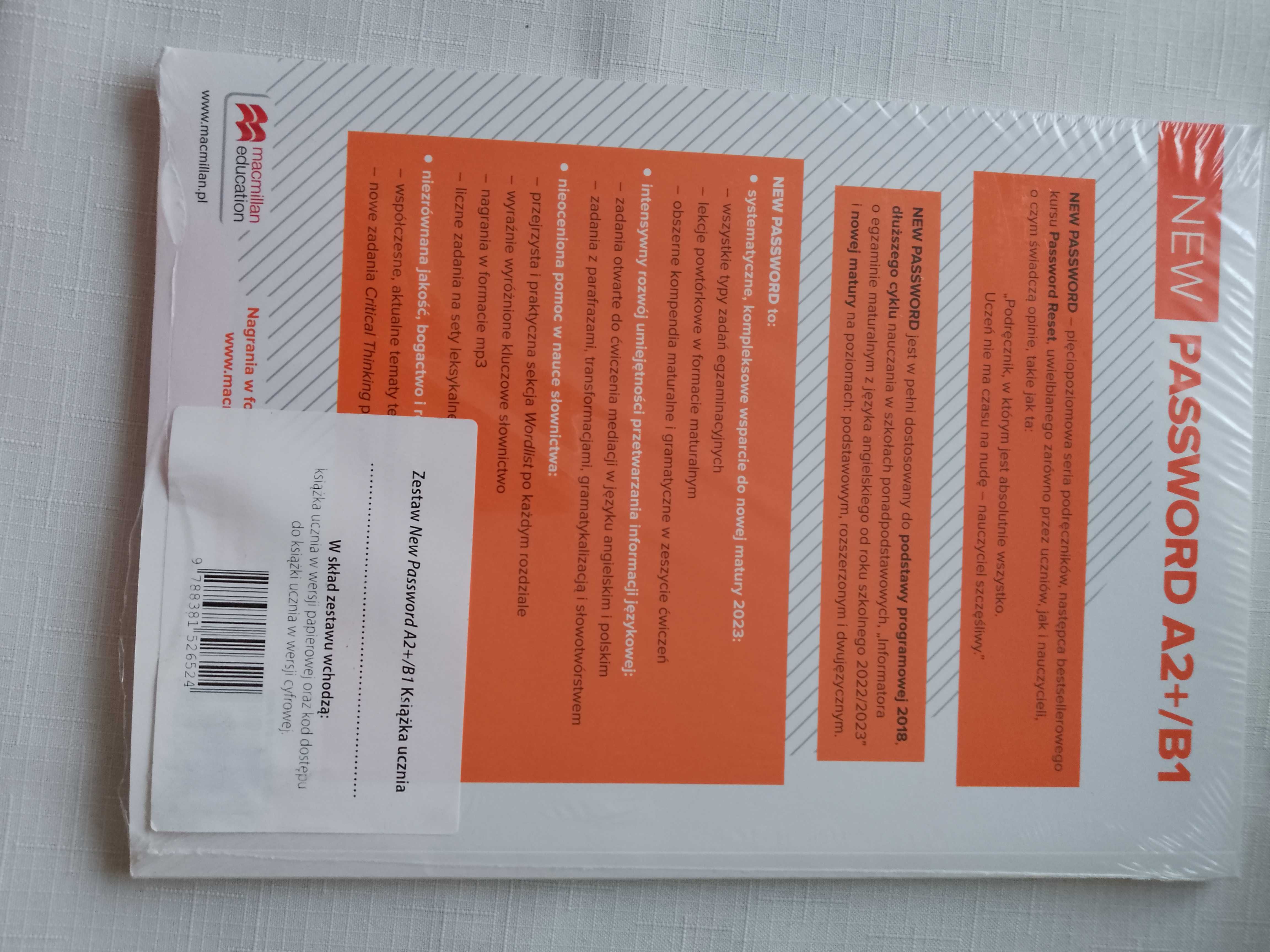 New Password A2+/B1