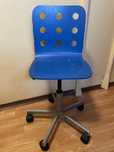 Krzesło Jules IKEA - niebieskie