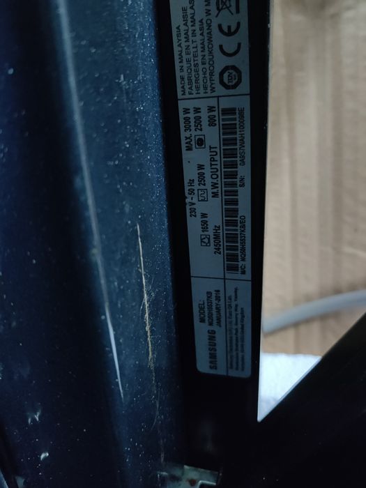 Uszkodzony piekarnik Samsung kombo na czesci_ piekarnik+ mikrofala