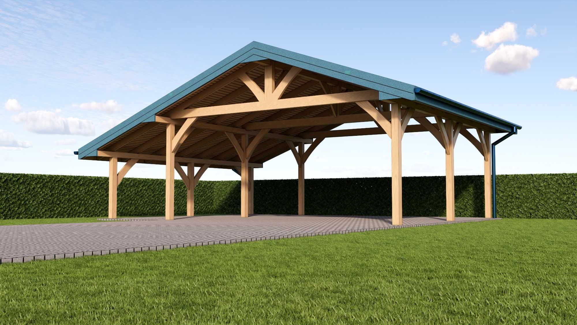 Wiata samochodowa, garażowa, Carport