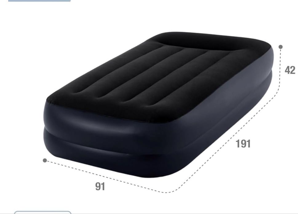 Materasso Dura-Beam materac dmuchany z pompką 99x191x42 cm