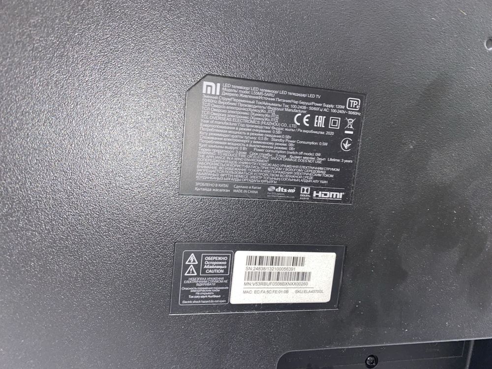 Плата T-CON ST5431D07-7-C-3 для телевізора xiaomi L55M5-5ARU