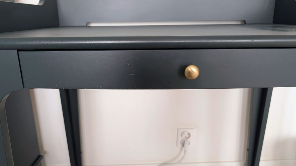 Biurko IKEA LOMMARP ciemnozielone