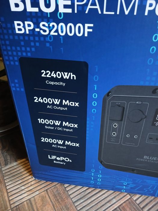 Продам зарядну станцію Powerstation BLUEPALM BP-S2000F 2240 Wh 2400W