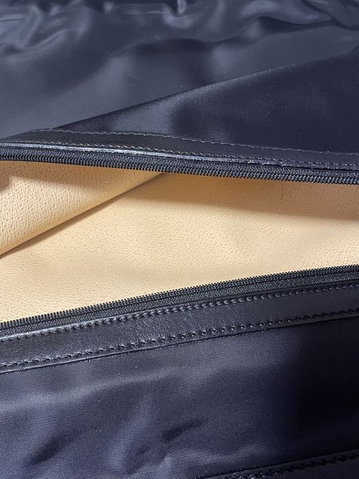 Шкіряний портплед, валіза для костюмів/ суконь