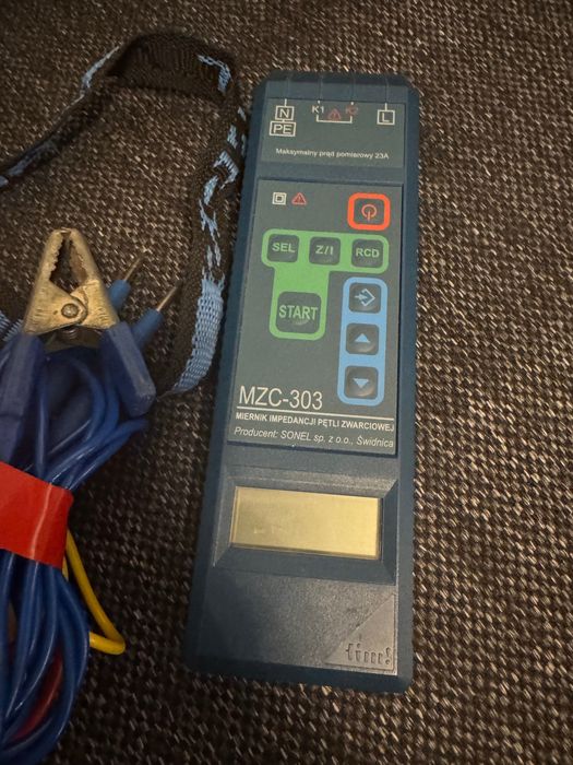 Miernik impedancji pętli zwarciowej MZC-303 Sonel