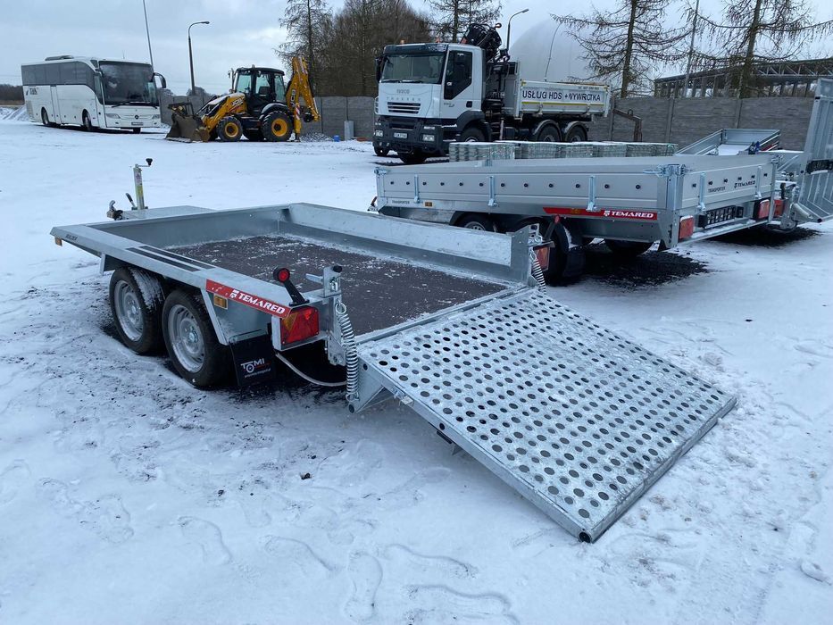 Przyczepa pod MINIKOPARKE TEMARED 2700KG DMC 260x153cm trap C. BRUTTO