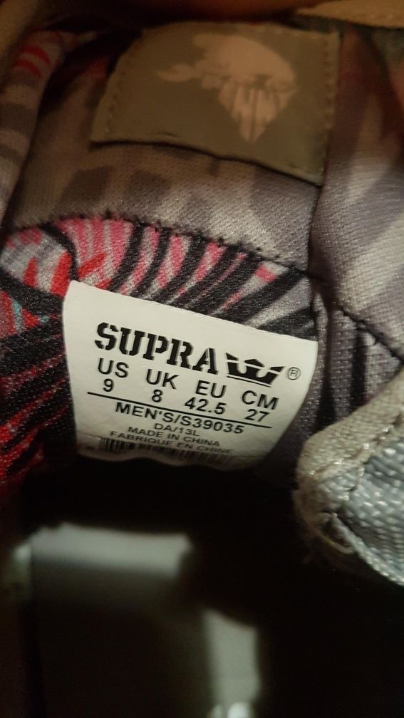 Макасины Supra, высокие. 42 размер.