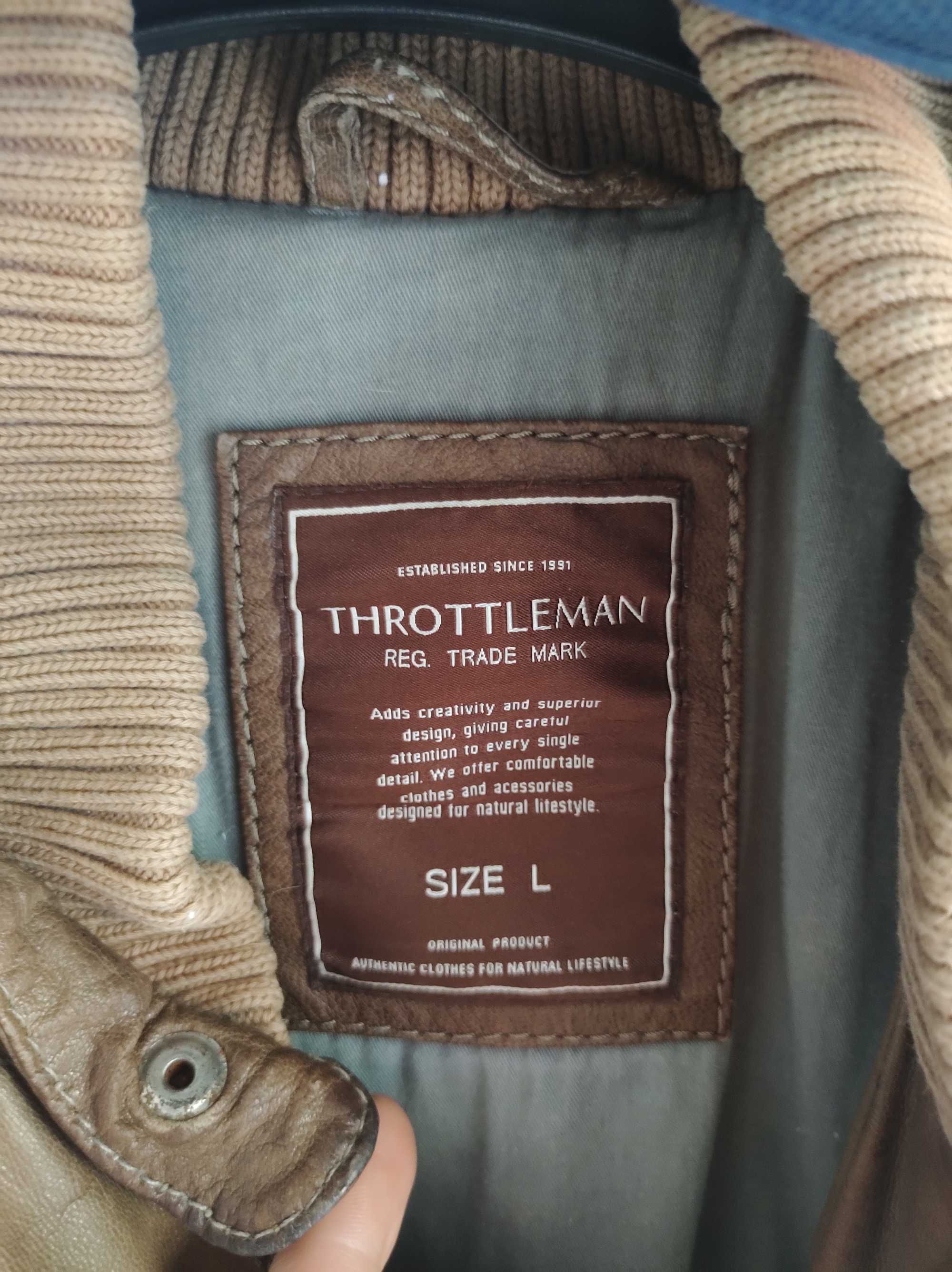 Casaco Pele Genuína (True Leather) Throttleman