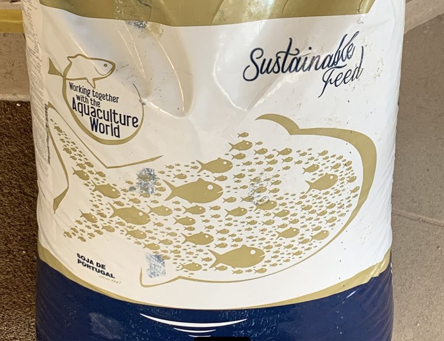 Ração de fundo para peixes  por kilo