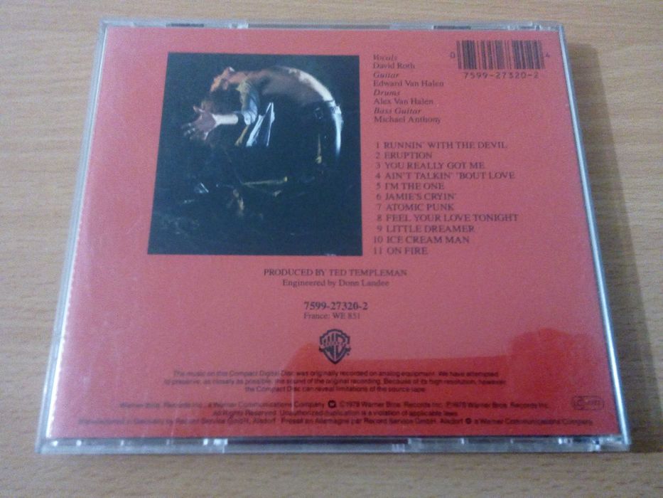 ( Reservado. ).  VAN HALEN - Van Halen