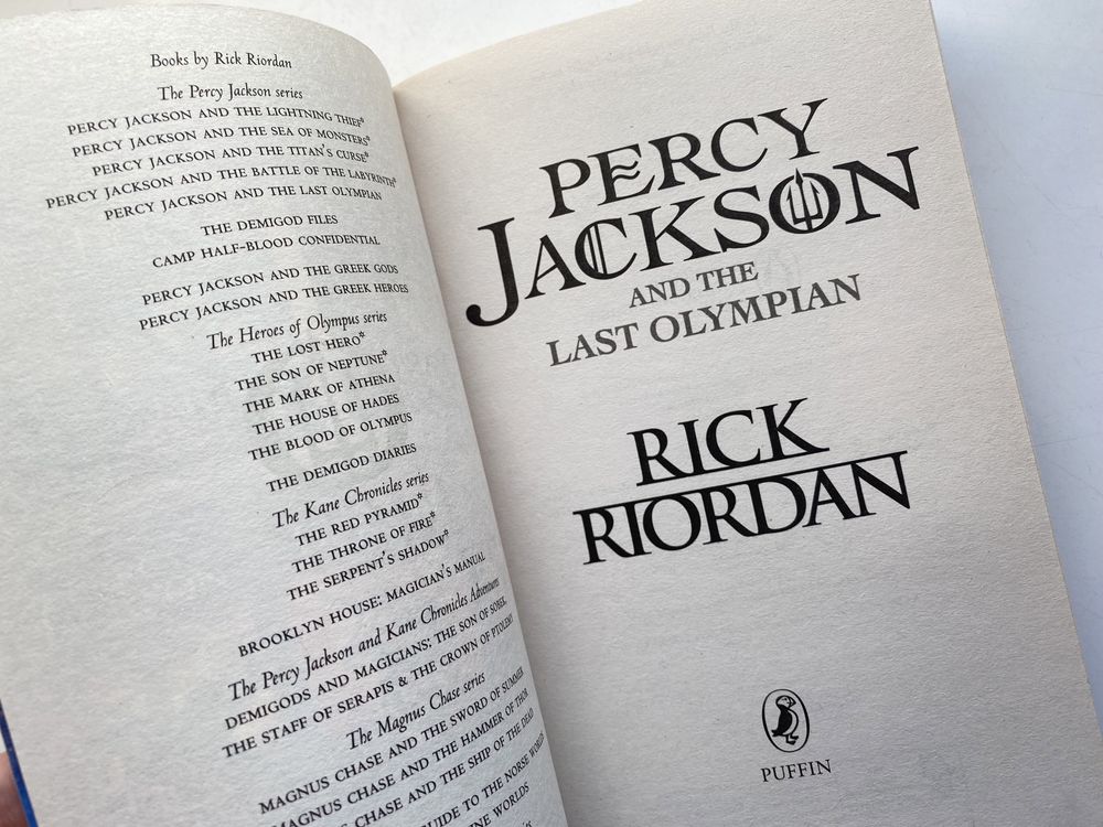 Книга «The Last Olympian» Rick Riordan