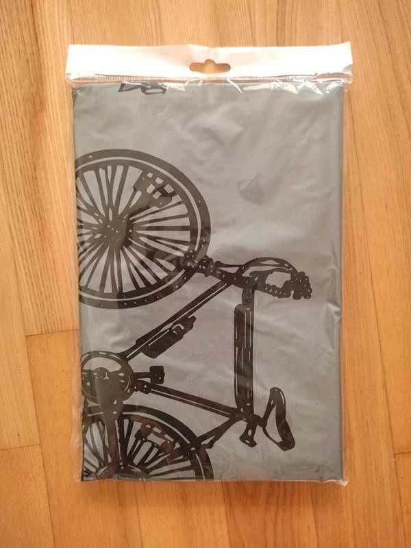 Duży pokrowiec plandeka narzuta letni na rower skuter motor 200x110cm