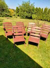 Drewniane krzesła ogrodowe- REZERWACJA
