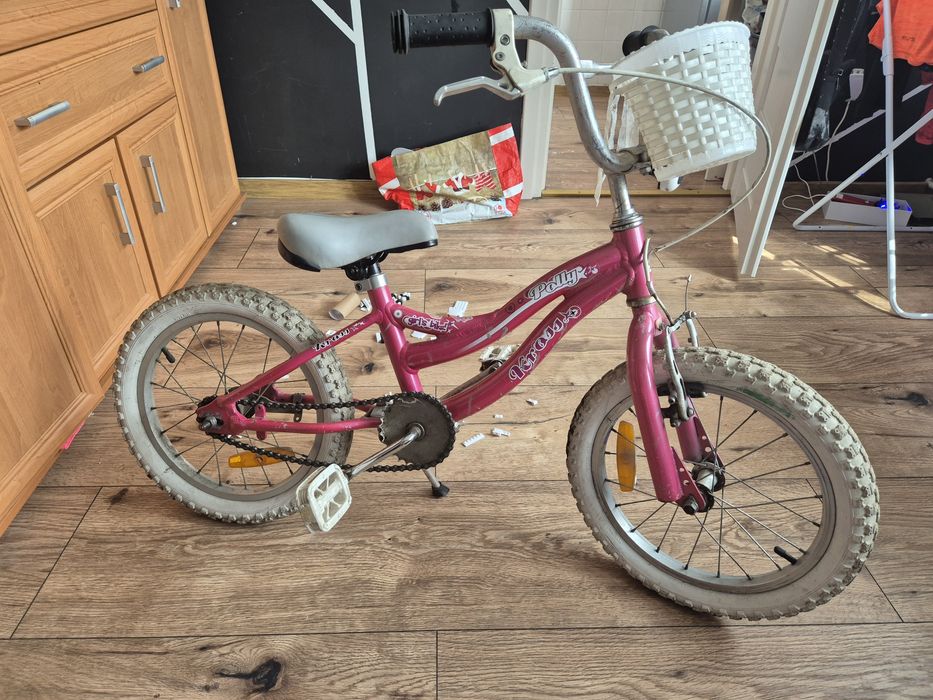 Rower koła 16 dla dziewczynki