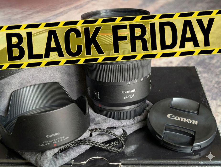 Jak NOWY Canon RF 24-105MM F4L IS USM - Okazja BLACK FRIDAY 24-105/4L